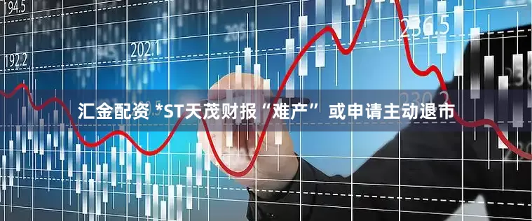 汇金配资 *ST天茂财报“难产” 或申请主动退市